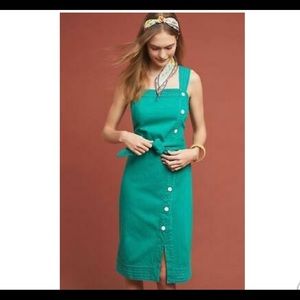 Anthropologie Maeve Elizabeth Button Front Dress, 8